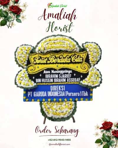 Papan Bunga Duka di Klapa